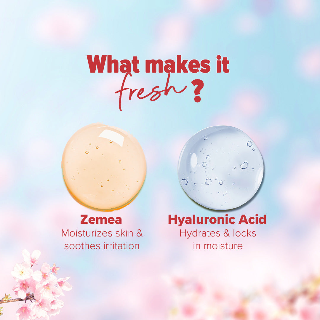 Aqualogica Refresh+ Cherry Blossom Bloom Perfume Body Mist - 150ml