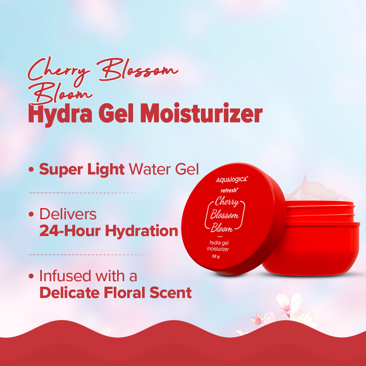 Aqualogica Refresh+ Body Care Set - Cherry Blossom Bloom