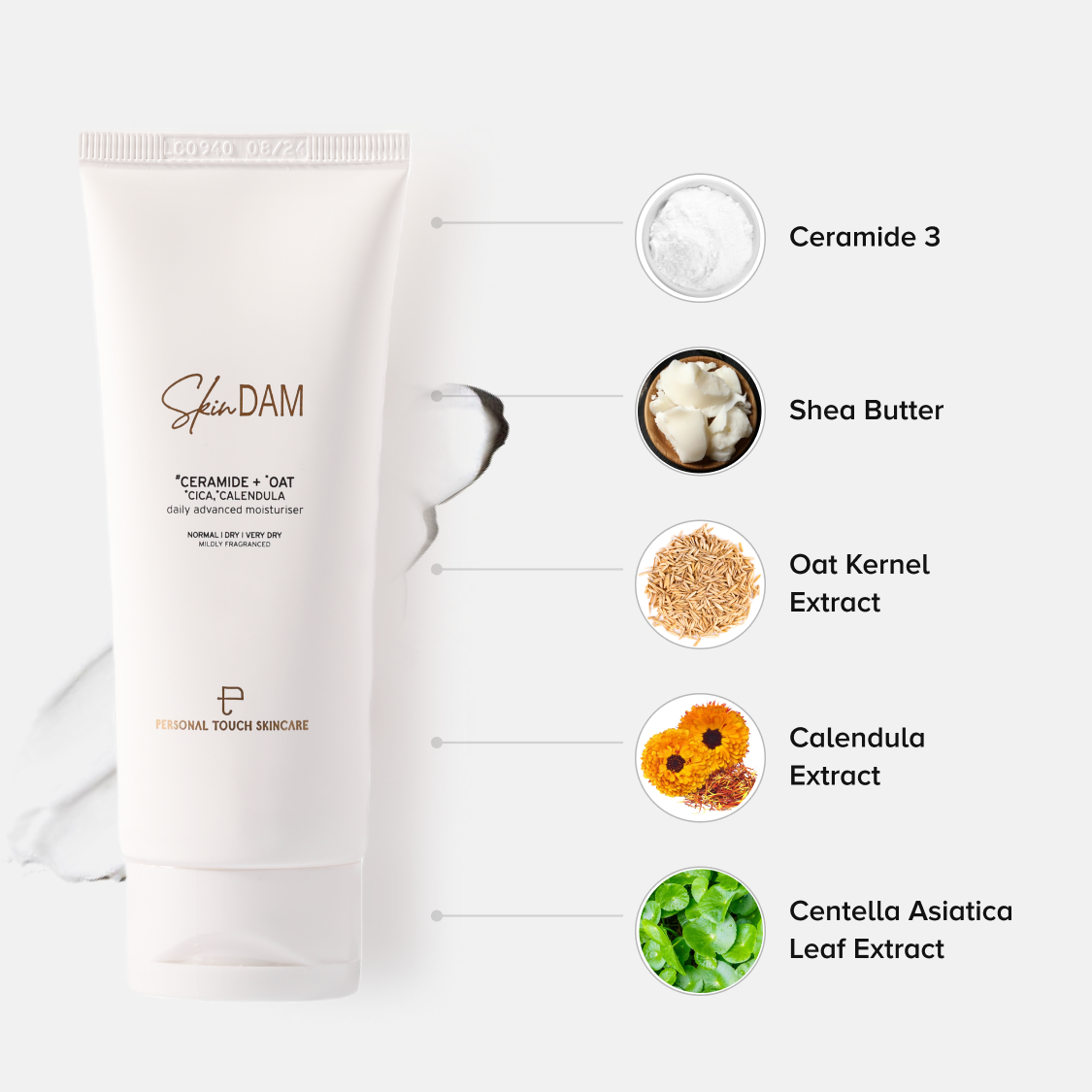 Personal Touch Skindam Korean Moisturizer With Ceramide 50g