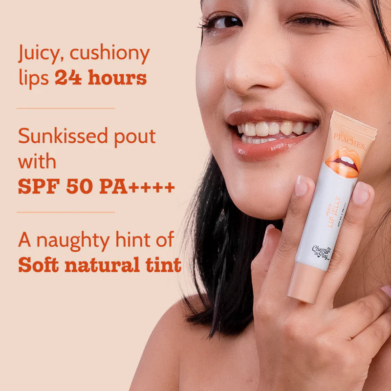 Chemist at Play Ceramides + 2% Kojic Acid Tinted Lip Balm SPF 50 PA++++ - Peach