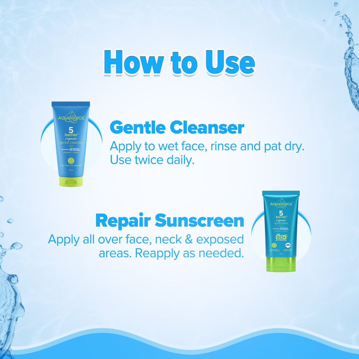 Aqualogica Barrier+ Cleanse & Protect Duo
