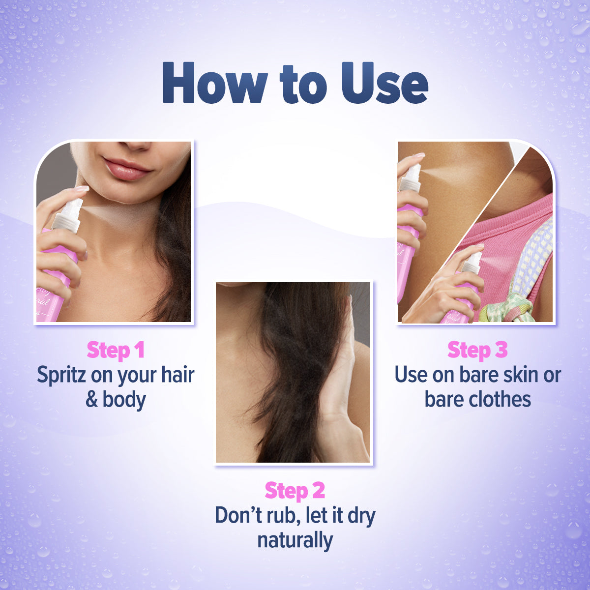 Aqualogica Refresh+ Sea Breeze & Floral Bliss Body Mist Combo