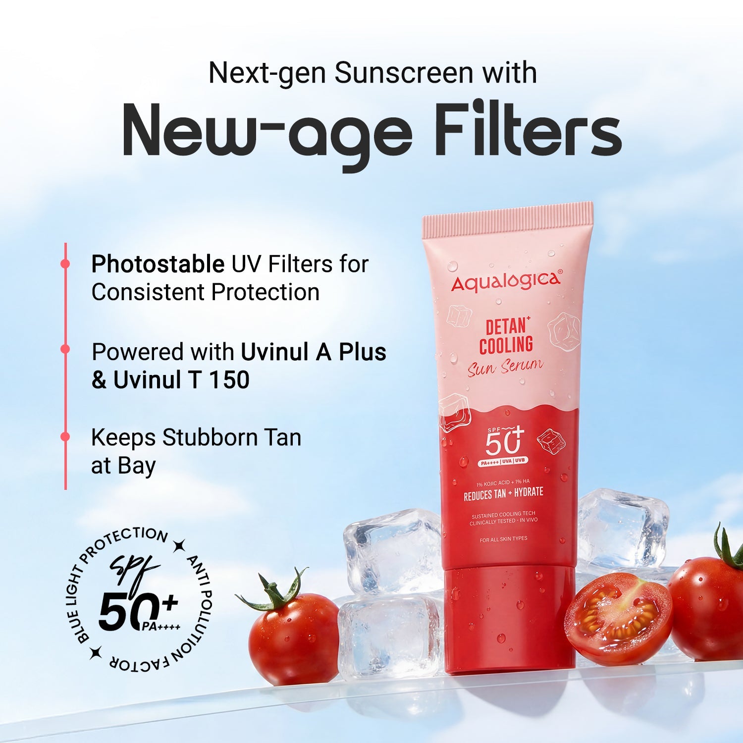 Aqualogica Detan+ Cooling Sun Serum - 50g