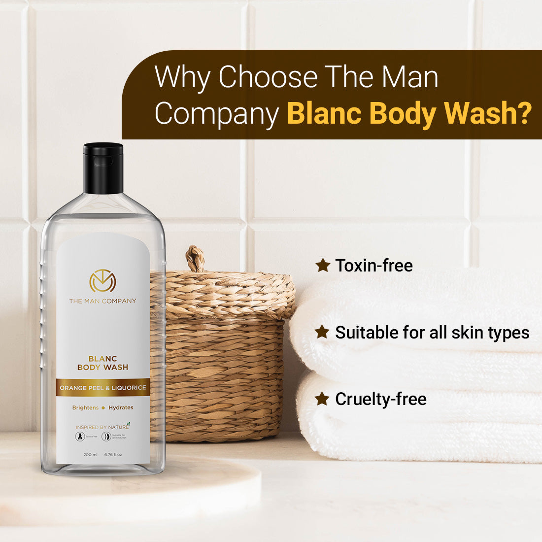 The Man Company Blanc Body Wash - 200ml