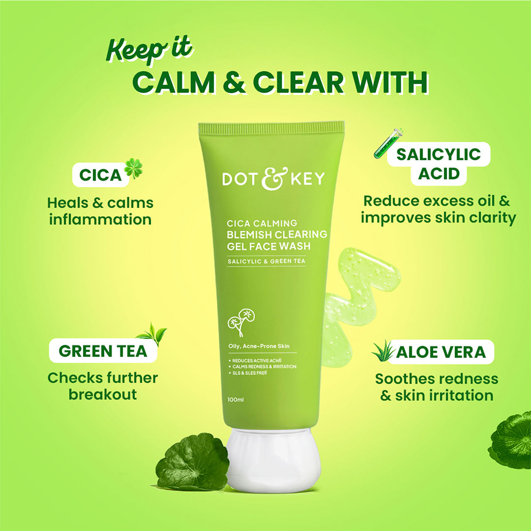 Dot & Key Super Cica & Salicylic Anti Acne Routine - 240ml