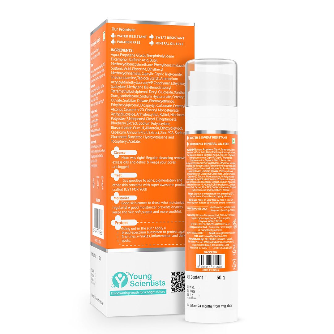 Derma Co 1% Hyaluronic Sunscreen Oil-Free Matte Gel In Vivo Tested