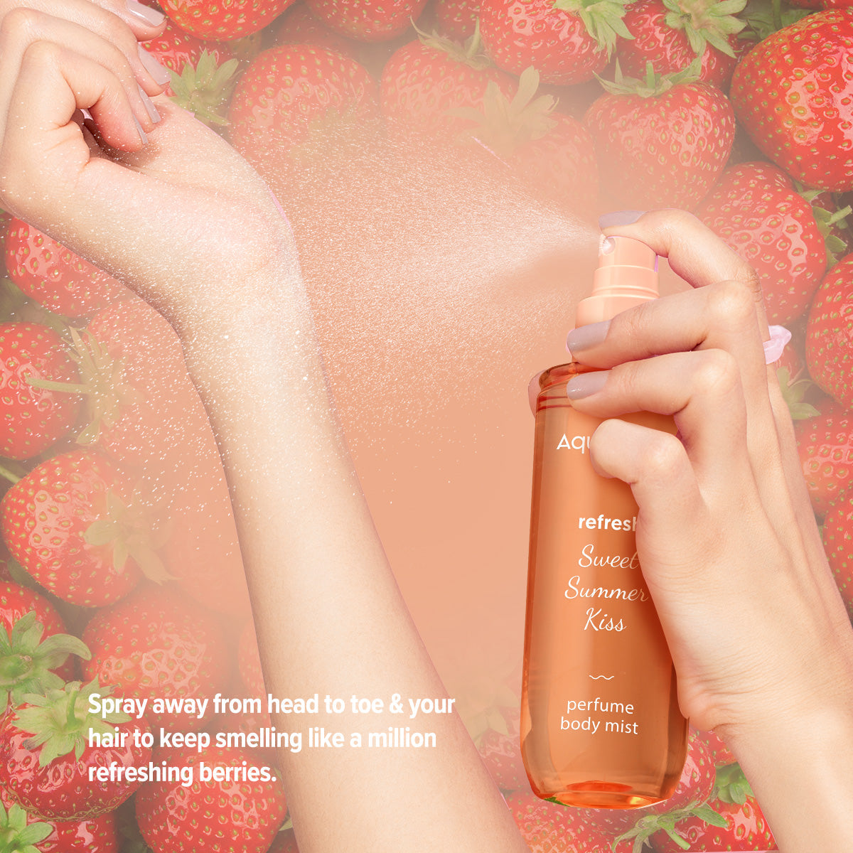 Aqualogica Refresh+ Sweet Summer Kiss Perfume Body Mist