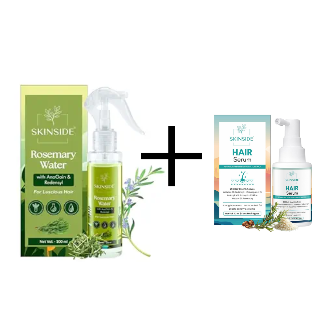 Skinside Hair Growth Combo (Rosemary Spray + Hair Serum)