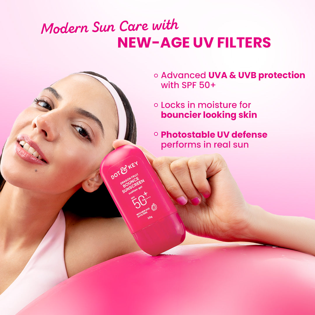 Dot & Key Dragon Fruit Bounce Sunscreen In-Vivo Tested SPF 50+ PA++++ - 50g