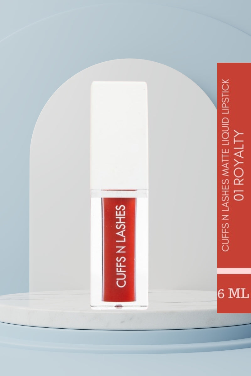 Cuffs N Lashes 01 Royalty - Matte Liquid Lipstick