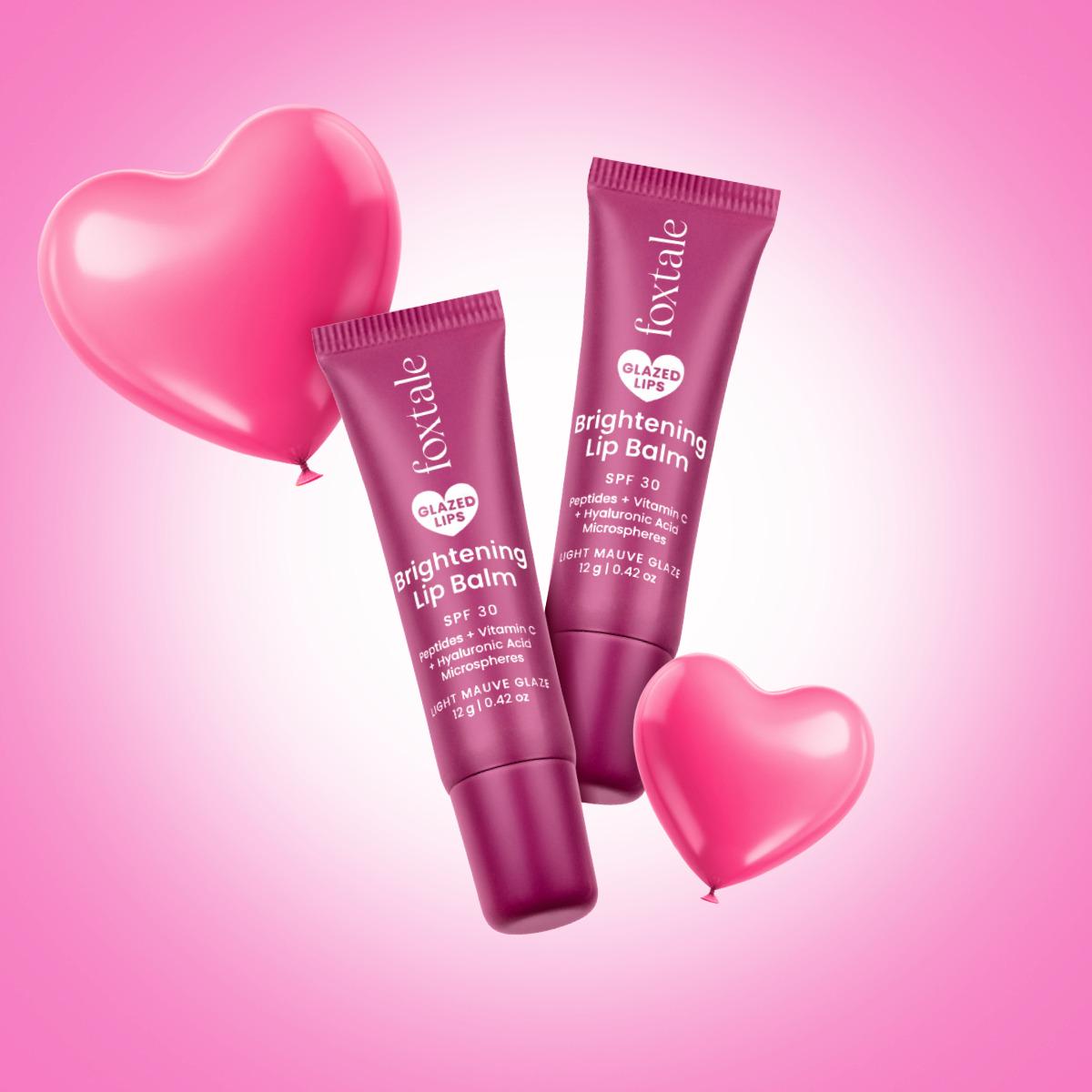 Foxtale Brightening Lip Balm - Kit of 2 (Light Mauve Glaze x 2)