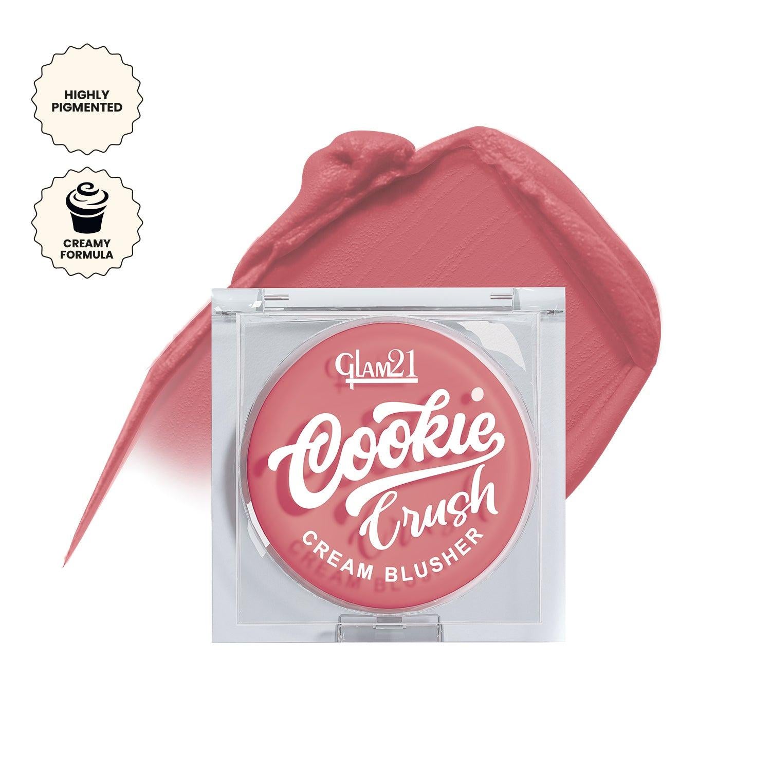 Glam21 Cookie Crush Cream Blusher - Rosy Tart