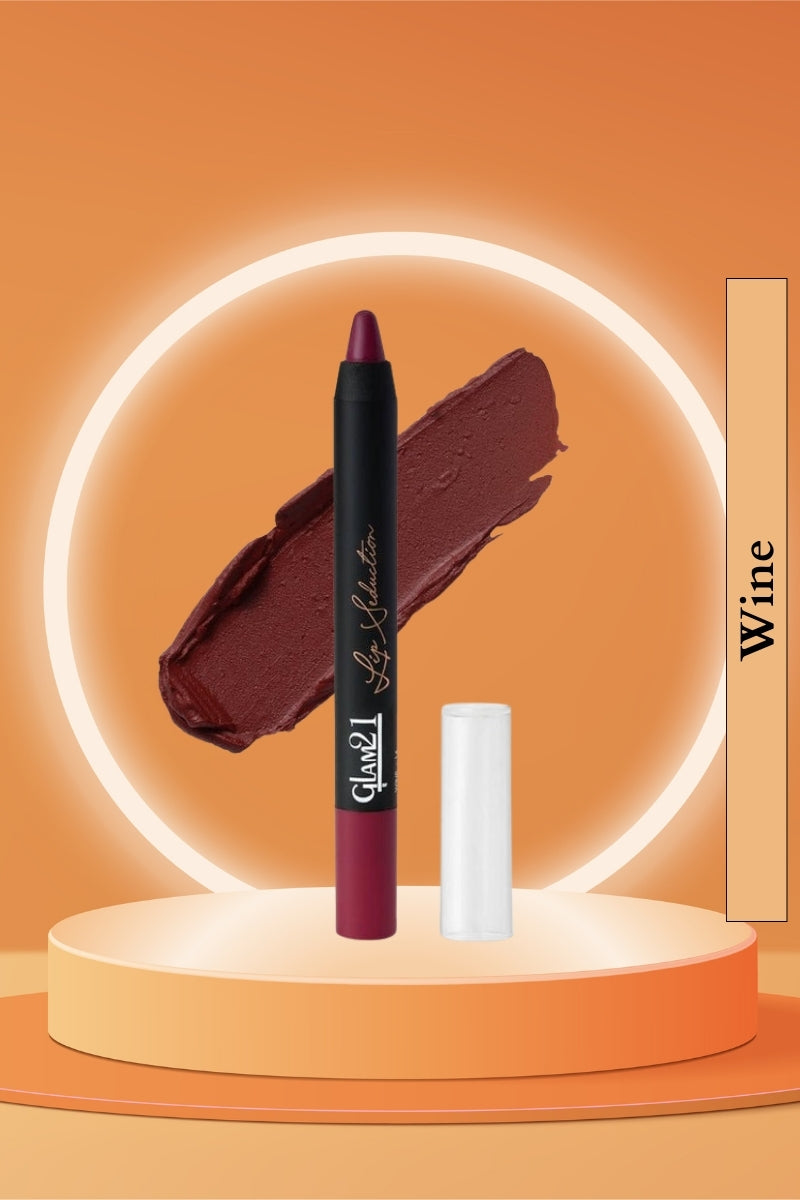 Glam21 Coffee Lip Seduction Non-Transfer Crayon Lipstick