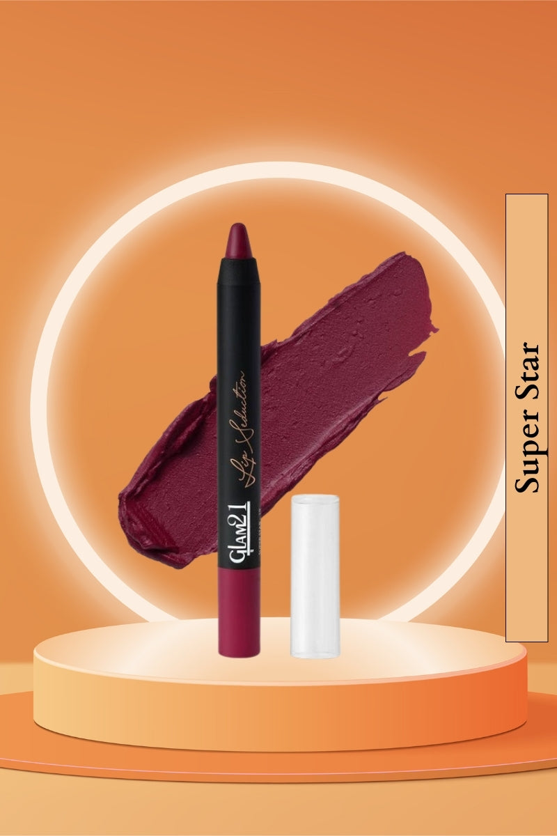Glam21 Super Star Lip Seduction Non-Transfer Crayon Lipstick