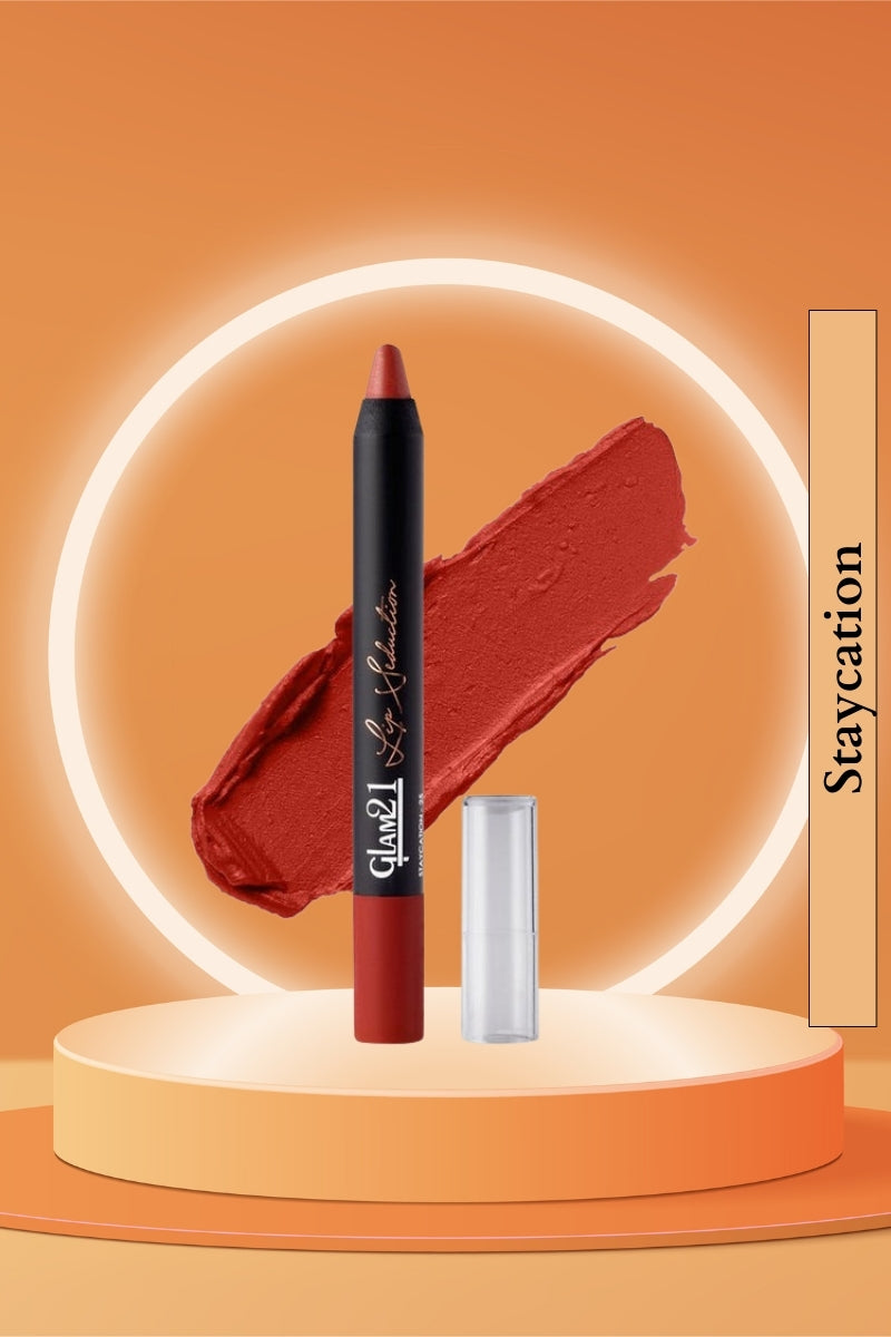 Glam21 Staycation Lip Seduction Non-Transfer Crayon Lipstick