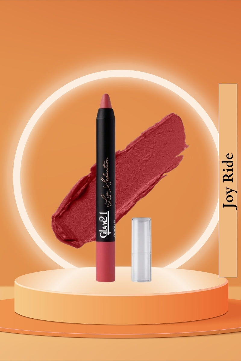 Glam21 Joy Ride Lip Seduction Non-Transfer Crayon Lipstick