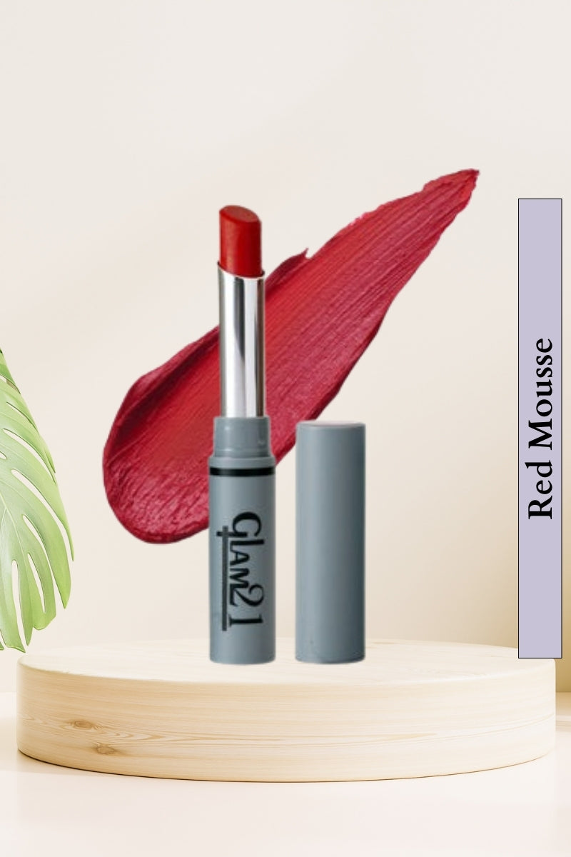Glam21 Red Mousse Non Transfer Lipstick