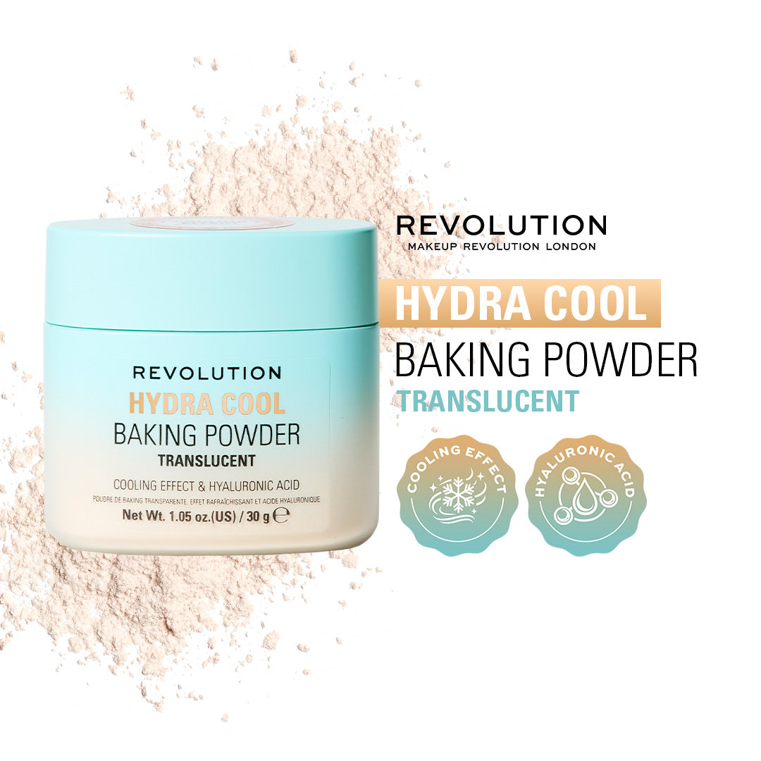 Makeup Revolution Hydra Cool Cooling Loose Baking Powder - Translucent