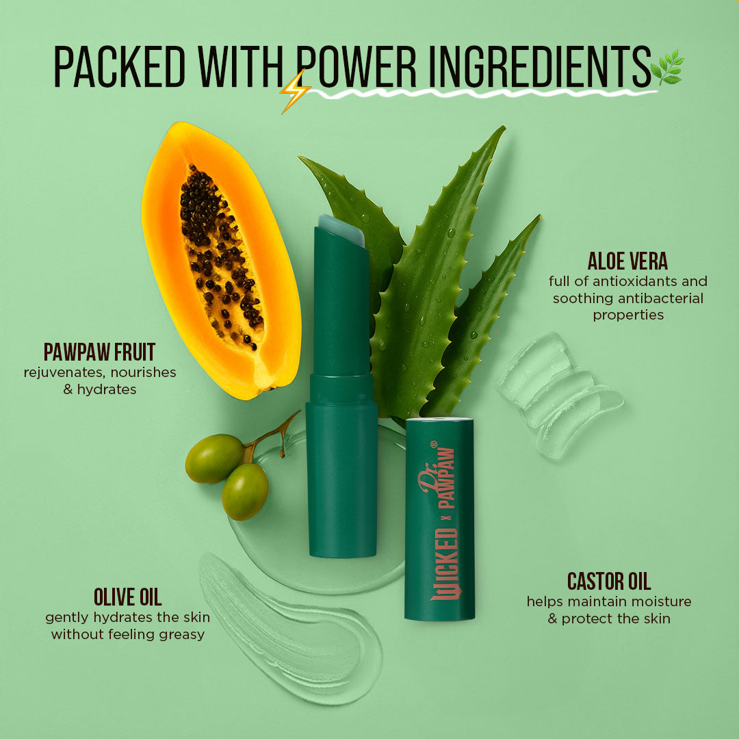 Dr. Paw Paw x Wicked Glimmer Ph Lip Balm 3 gm