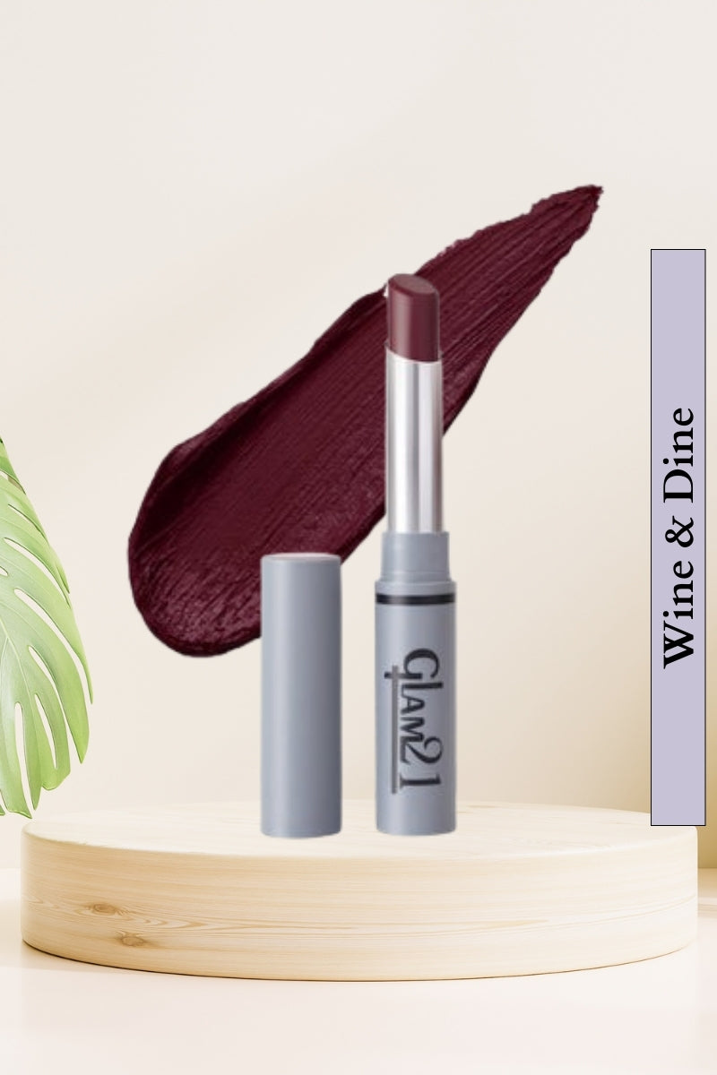Glam21 Wine & Dine Non Transfer Lipstick