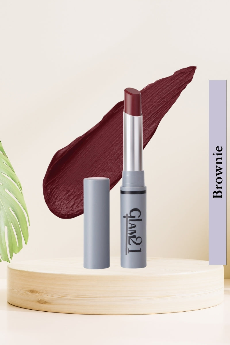 Glam21 Brownie Non Transfer Lipstick