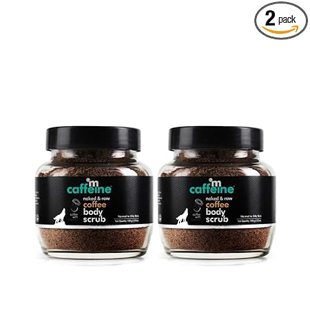 mcaffeine Exfoliating Coffee Body Scrub For Soft-Smooth Skin&Tan Removal|Unisex Body Scrub|De-Tan Bathing Scrub With Coconut Oil,Removes Dirt&Dead Skin|All Skin Types-Combo Saver Pack Of 2(200Gm)