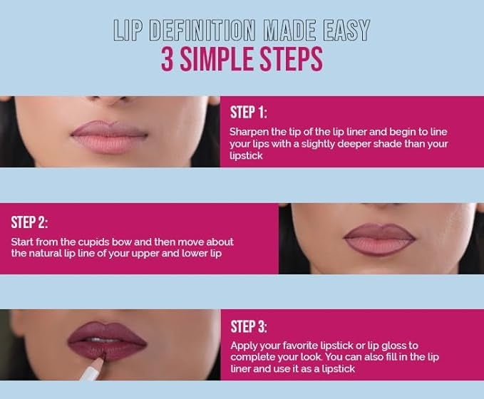 Glam21 Loaded Lips Matte Lip Liner - Pink Glam