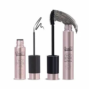 Glam21 HD Dense Mascara + Eyeliner Combo