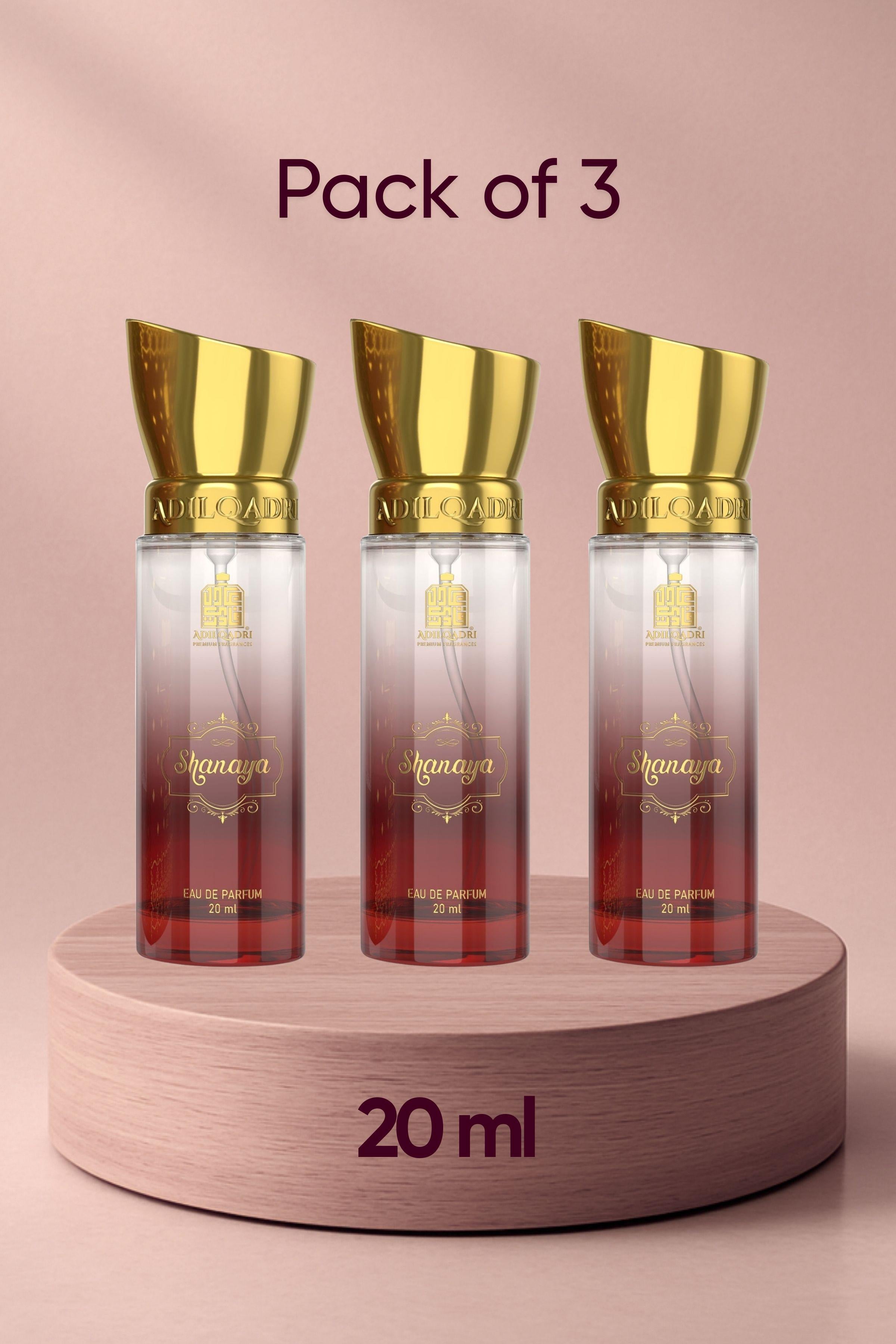 AdilQadri Shanaya Perfume Spray - Pack of 3 (20ml)