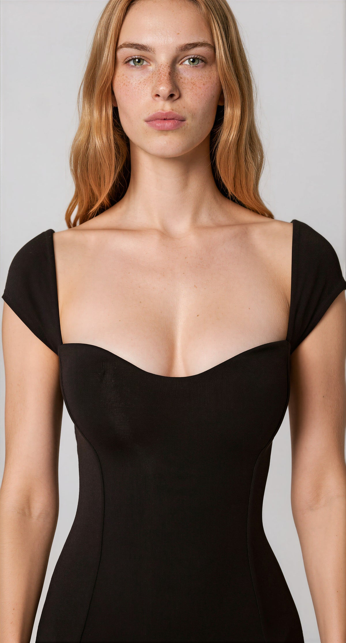Mywishbag Sweetheart Neckline Maxi Dress - Nylon