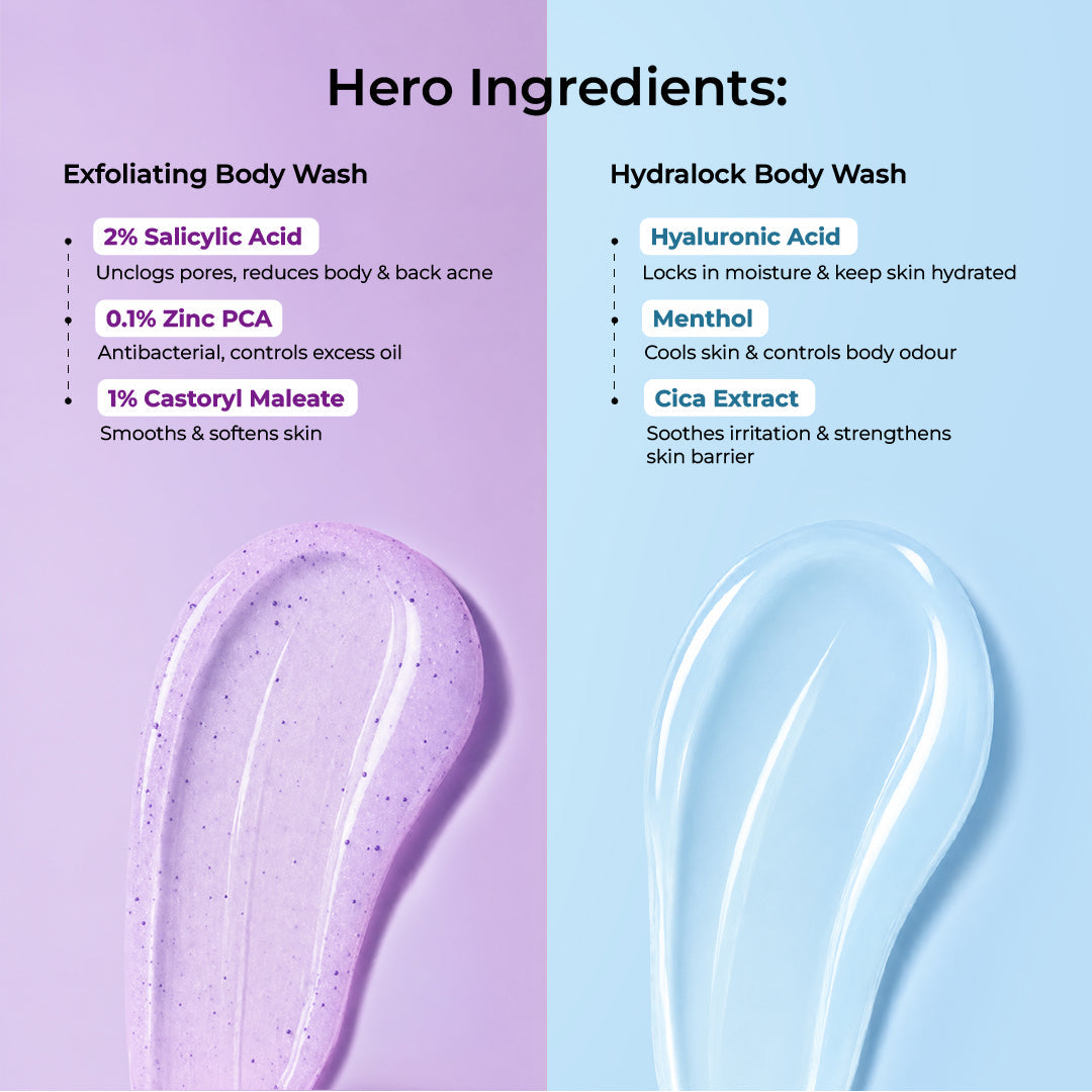 Foxtale Hula Hoop Exfoliate & Hydrate Body Wash Mini Kit