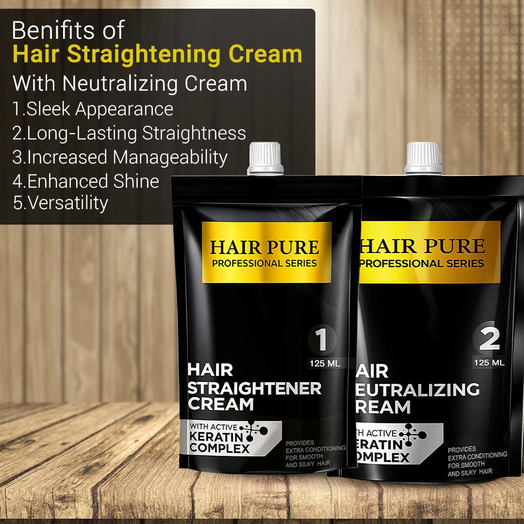 Redifyn Hair Pure Straightener Cream 125ml - Keratin Based
