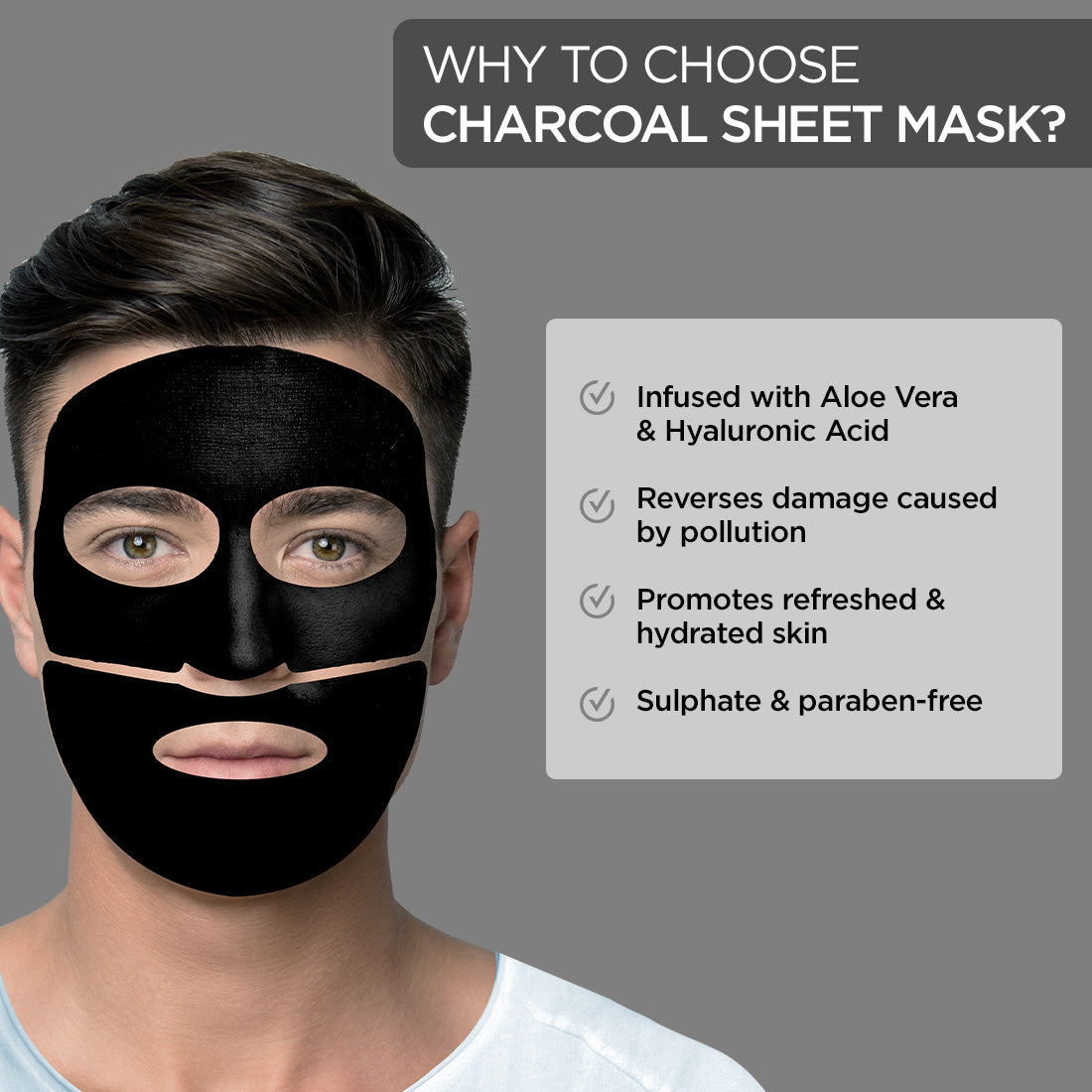 The Man Company Anti-Pollution Sheet Mask - Pack of 2