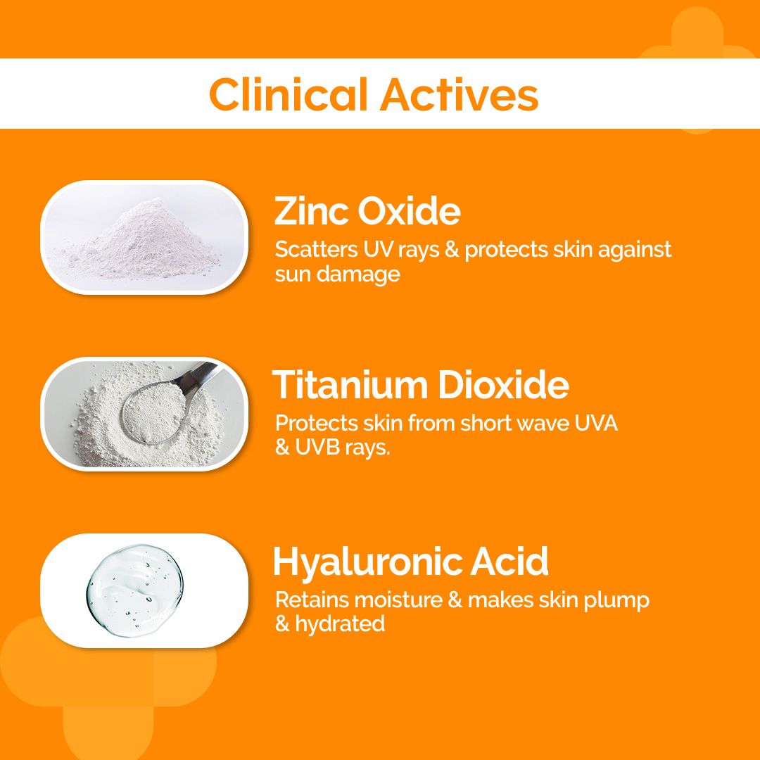 Derma Co 1% Hyaluronic Tinted Sunscreen Gel with SPF 60 & PA++++