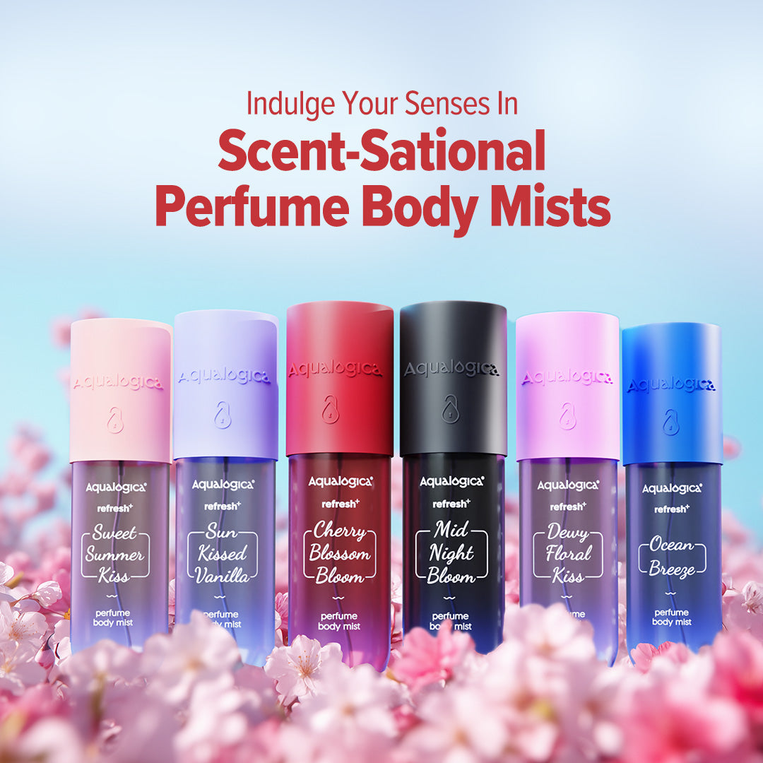 Aqualogica Refresh+ Cherry Blossom Bloom Perfume Body Mist - 150ml