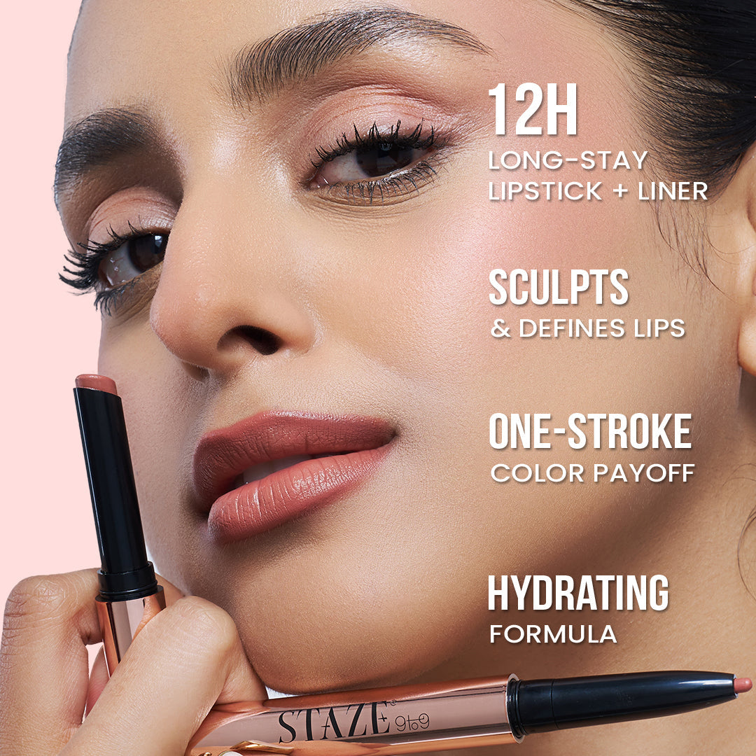 Staze Twin Flame 2in1 Lipstick + Lip Liner