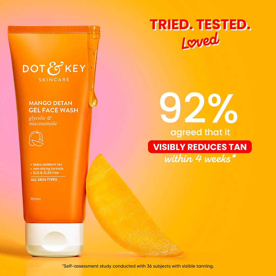Dot & Key Mango Detan Gel Face Wash - 100ml