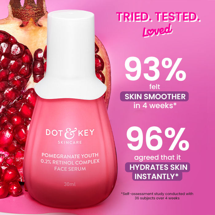 Dot & Key Pomegranate Youth 0.2% Retinol Complex Face Serum - 30ml