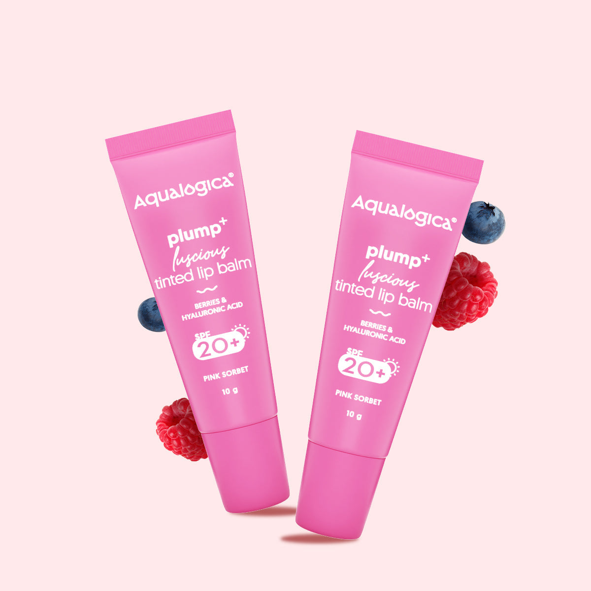 Aqualogica Pink Sorbet Plump+ Luscious Tinted Spf 20+ Lip Balm