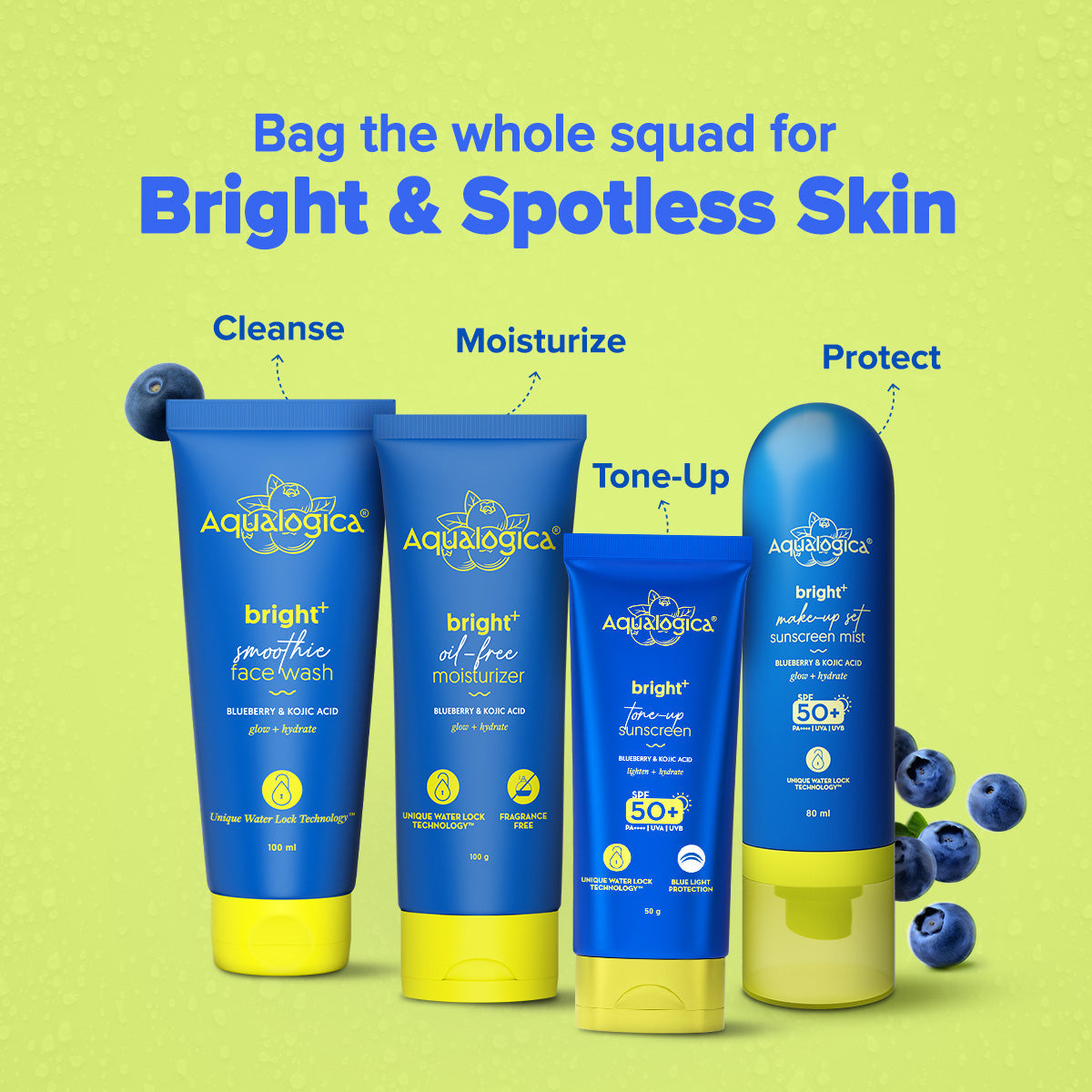 Aqualogica Bright+ Oil Free Moisturizer - 100g