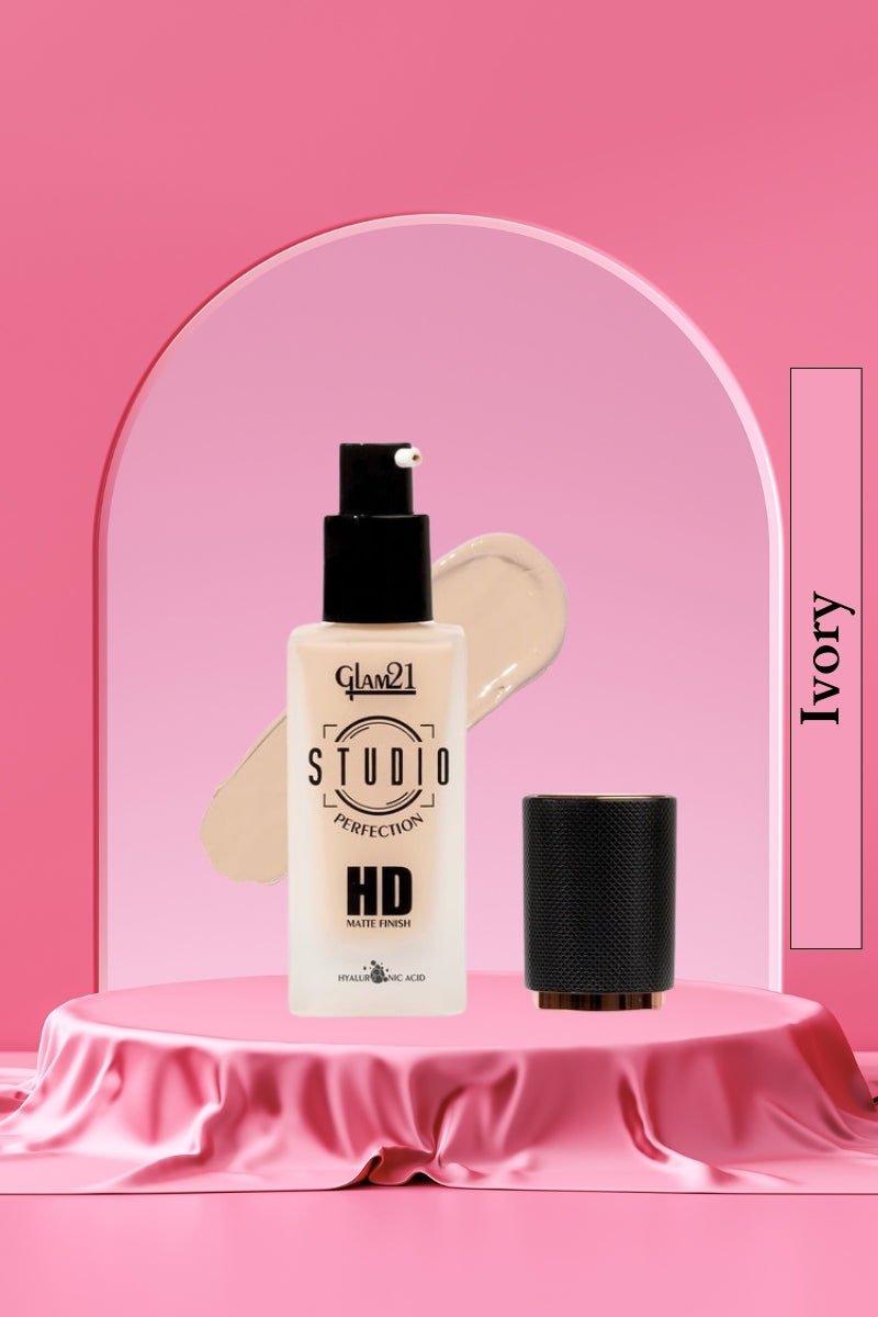 Glam21 Ivory Studio Perfection Hd Matte Foundation