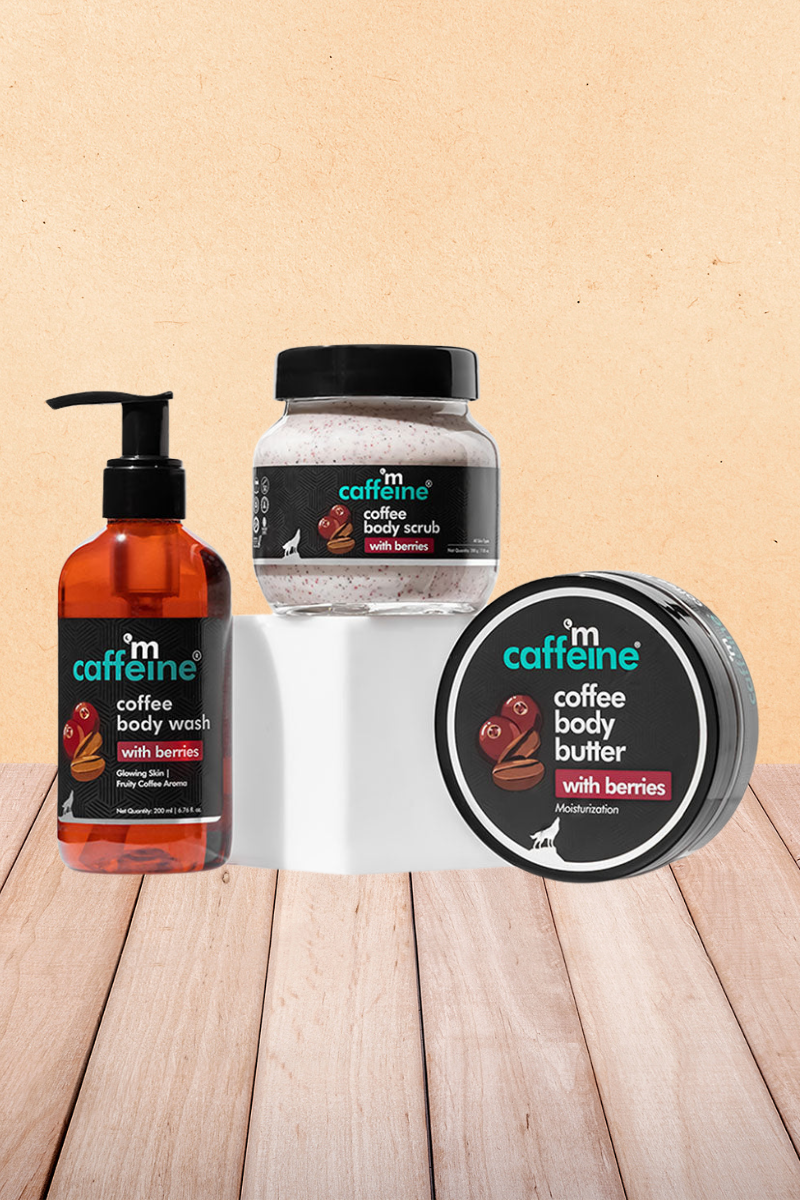 mCaffeine Deep body cleansing trio- Coffee & Berries