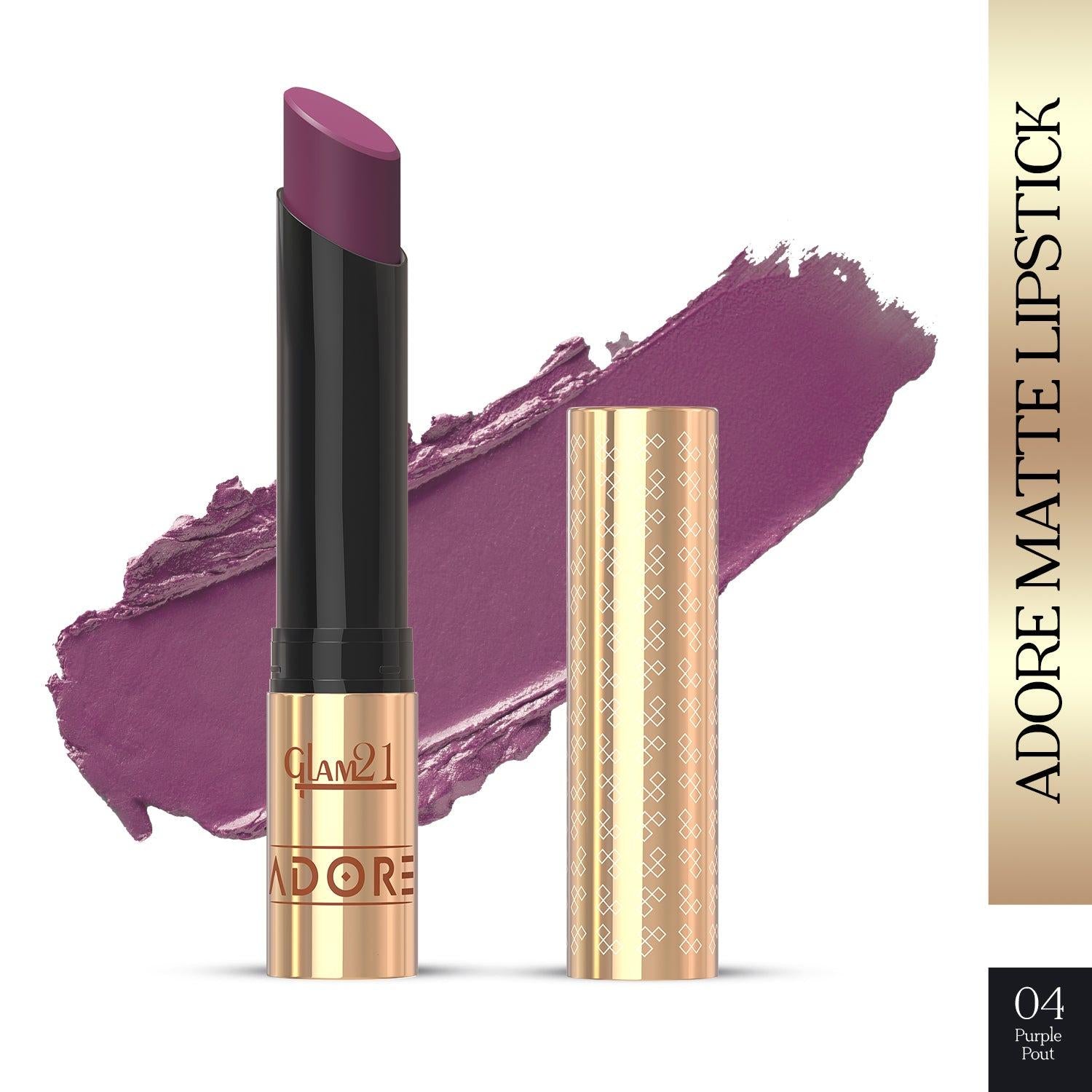 Glam21 Adore Lipstick - Purple Pout