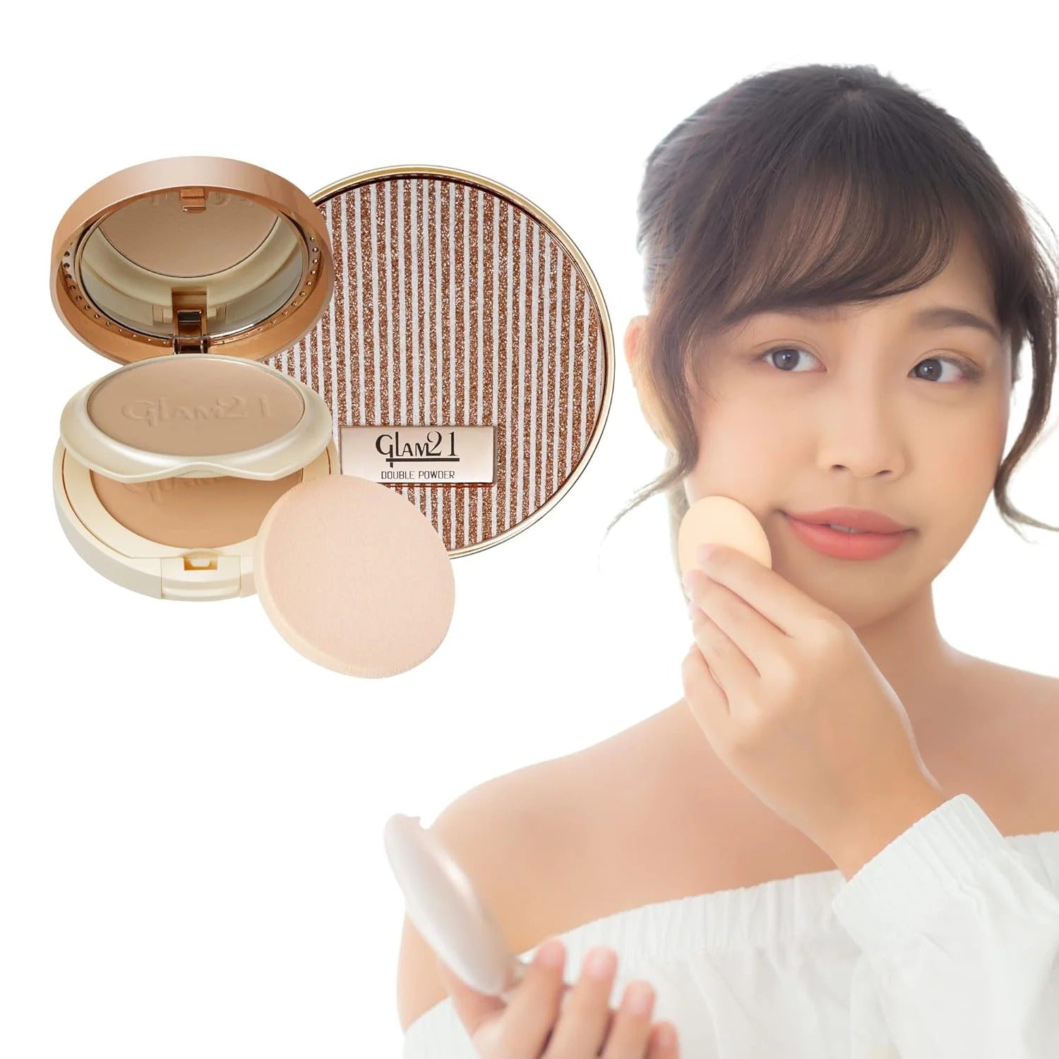 Glam21 Clear & Bright Silk Powder - Marble