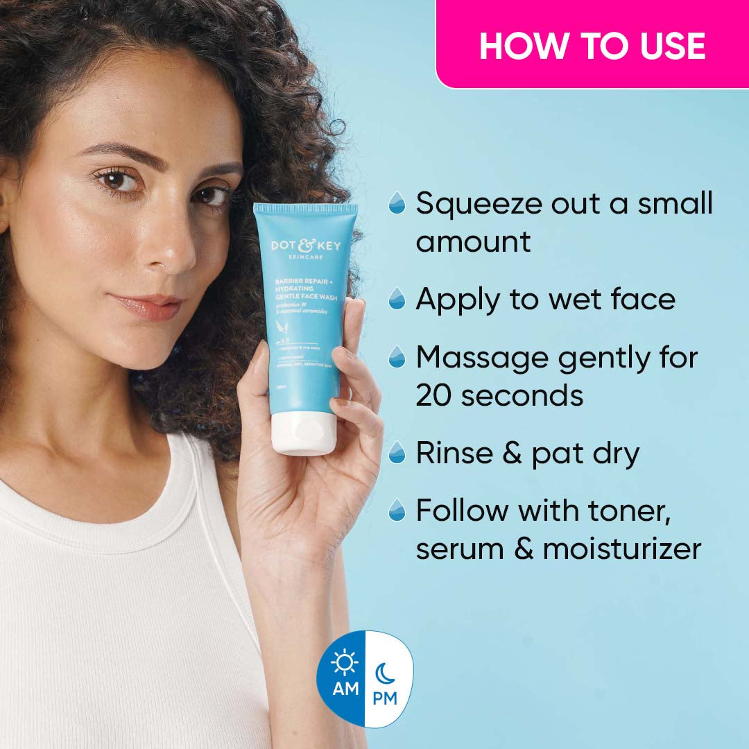 Dot & Key Barrier Repair Face Wash - Pack of 2 - 350ml