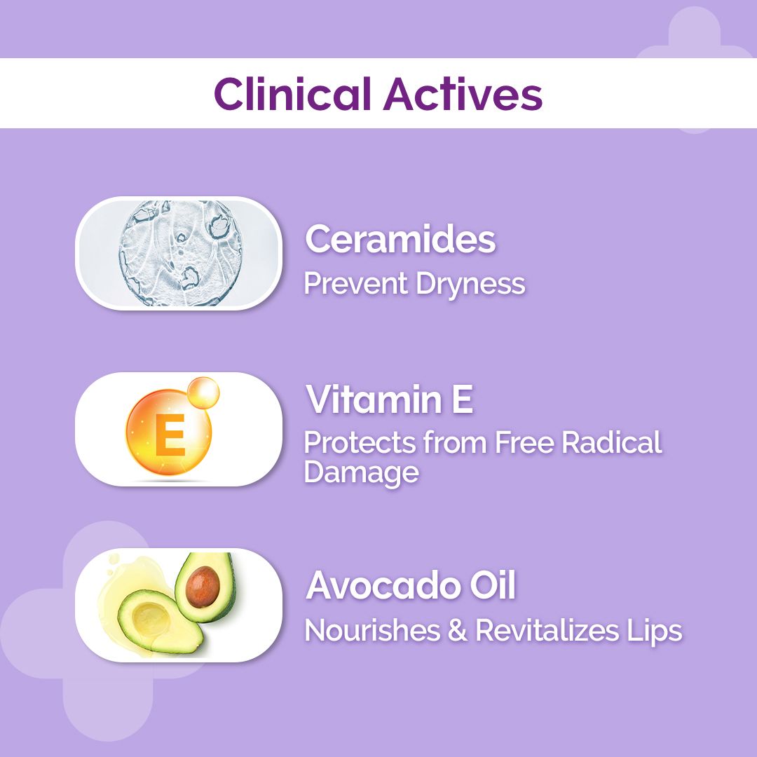 Derma Co 1% Ceramide Complex Lip Balm with Ceramides & Vitamin E, SPF 30 PA++