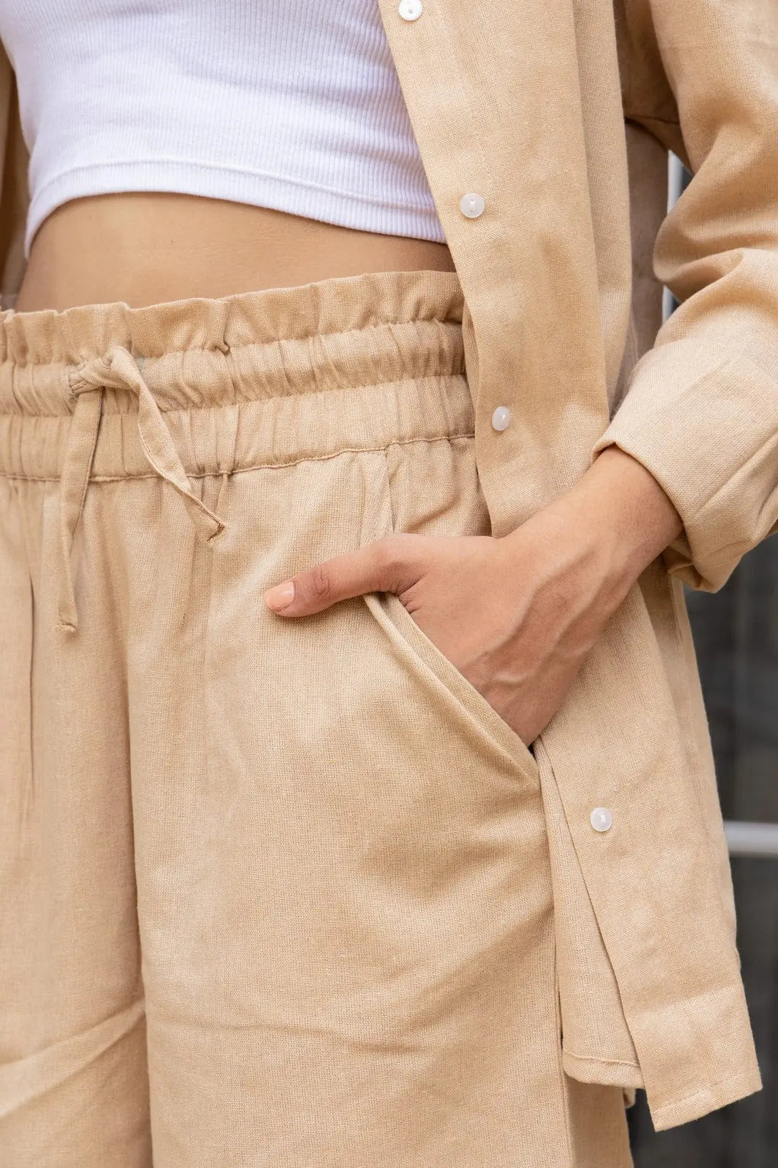 Sugnaa Oversized Cotton Shirt & Shorts