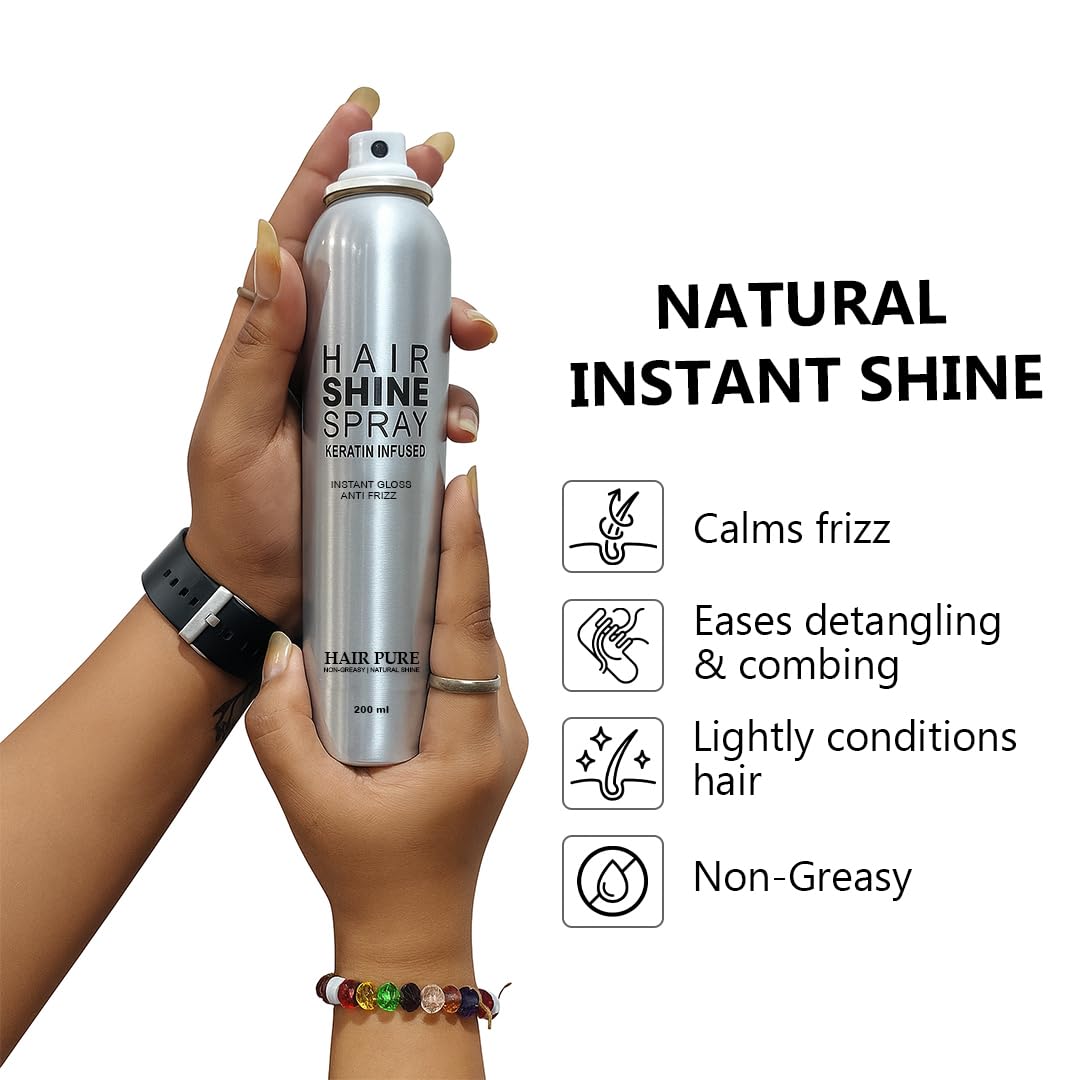 Redifyn Hair Pure Hair Shine Spray Keratin Infused - 200ml