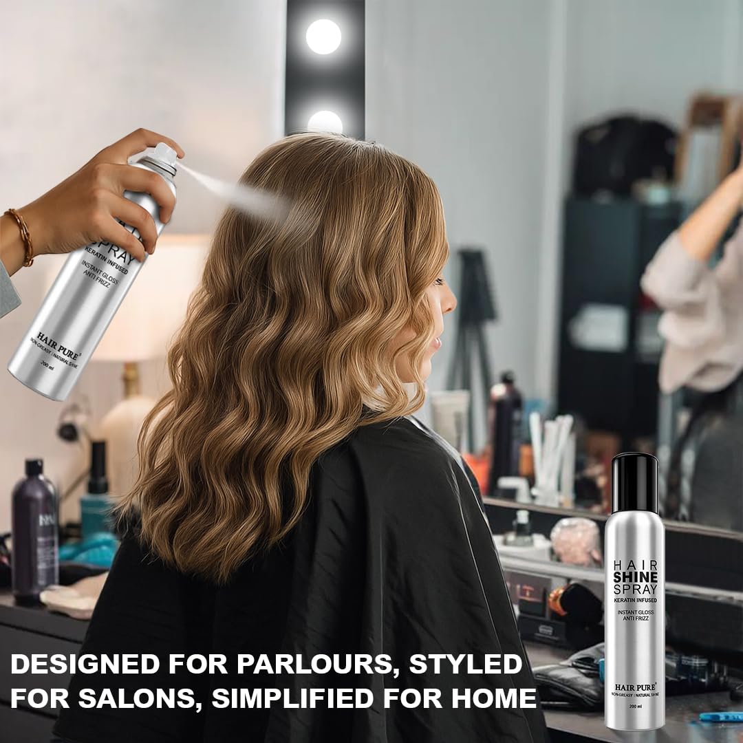 Redifyn Hair Pure Hair Shine Spray Keratin Infused - 200ml