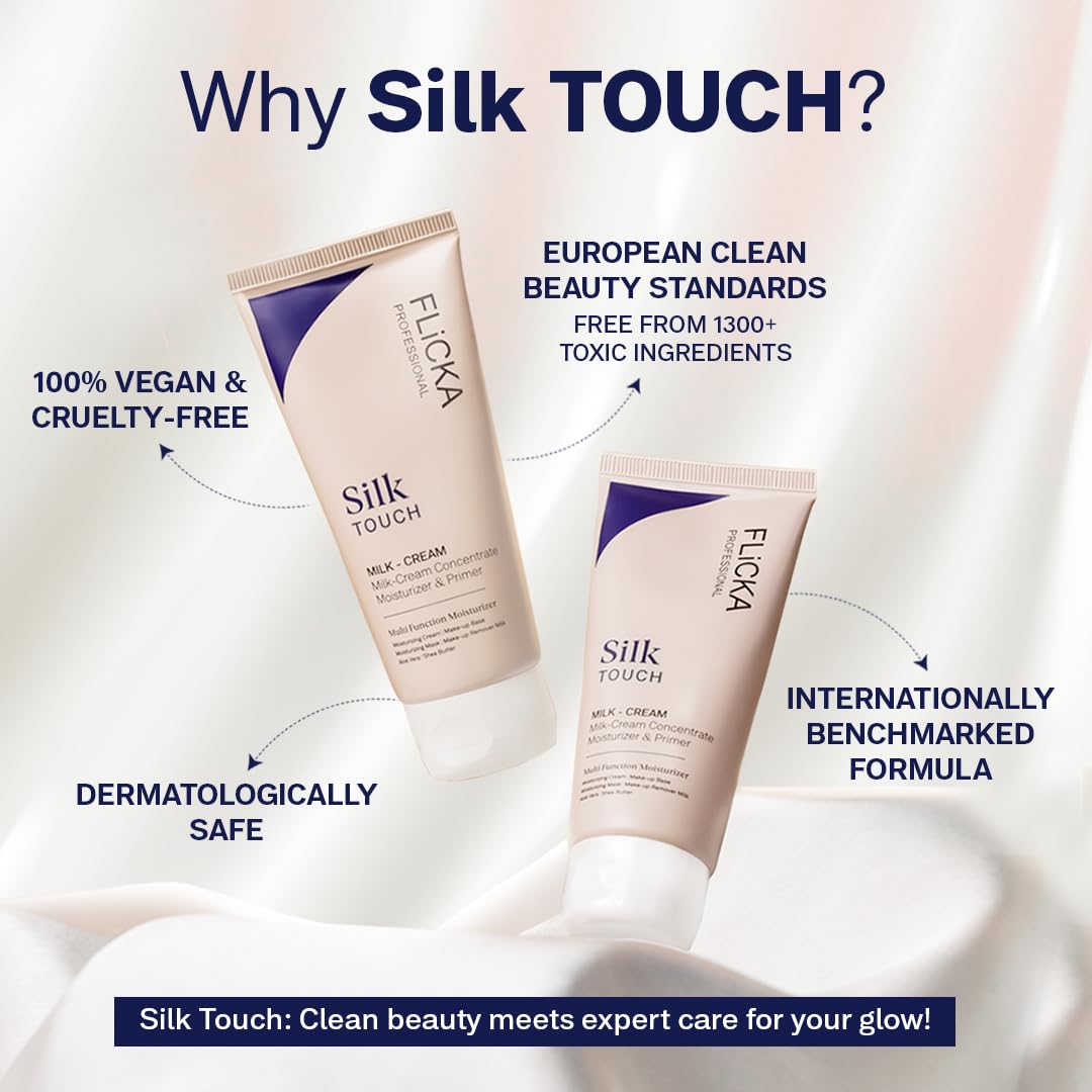 Flicka Cosmetics Silk Touch Concentrate - Primer And Moisturizer